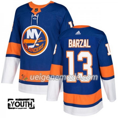 Kinder Eishockey New York Islanders Trikot Mathew Barzal 13 Adidas 2017-2018 Blau Authentic
